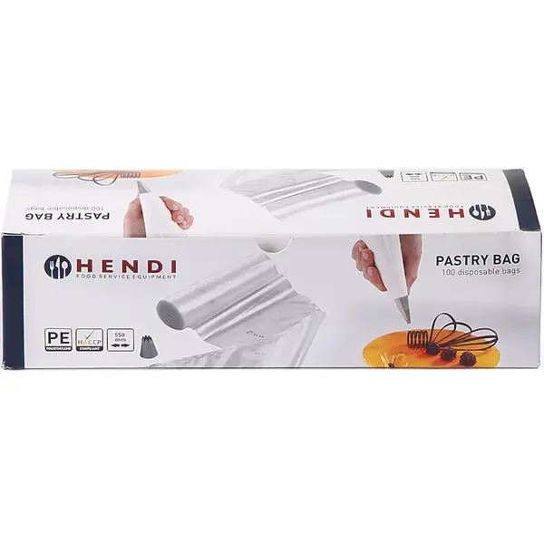 Wegwerpspuitzakken | Kunststof | Transparant | 100 Stuks | 445x220mm