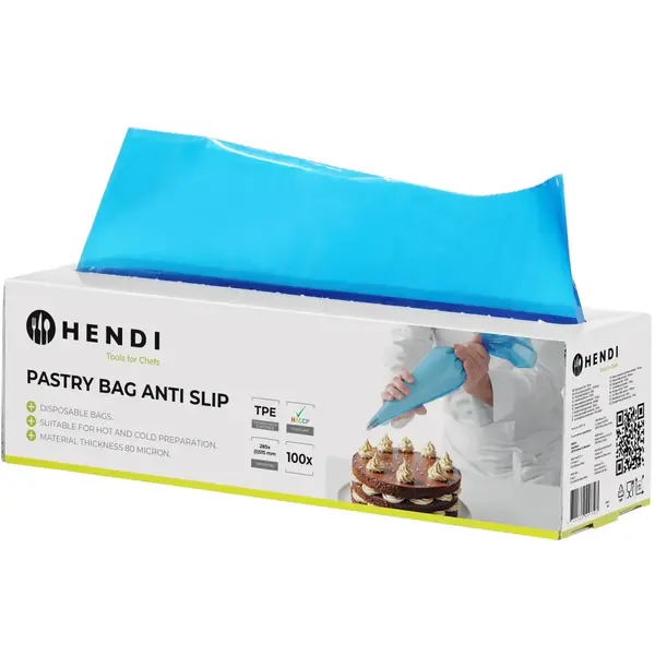 Wegwerpspuitzakken | Kunststof | Blauw | Antislip | 100 Stuks | 515x280mm