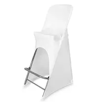 Luxus Stoelhoes | EVENT | Opklapbare Barstoelen | Wit | Polyester/Spandex | 500x840x1210(h)mm 
