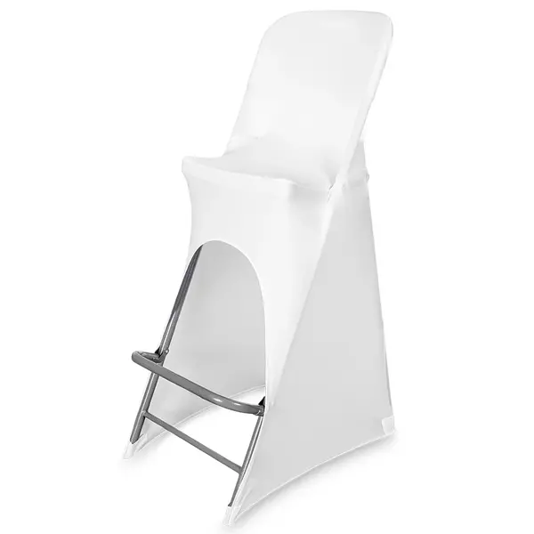 Stoelhoes | EVENT | Opklapbare Barstoelen | Wit | Polyester/Spandex | 500x840x1210(h)mm