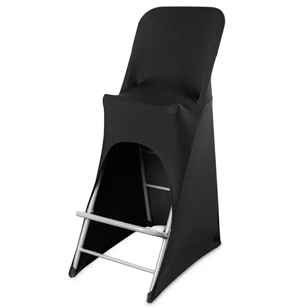 Stoelhoes | EVENT | Opklapbare Barstoelen | Zwart | Polyester/Spandex | 500x840x1210(h)mm