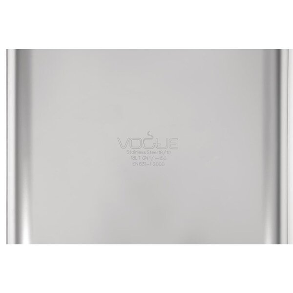 GN-Bak | HEAVY DUTY | RVS | 1/1 GN | Hoogte 150mm | 530x325x150(h)mm