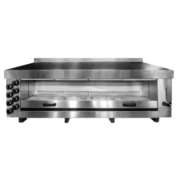 Pitaoven | Gas | 8 Branders (8x 1.95kW) | Verstelbare Hoogte | 1650x490x680(h)mm