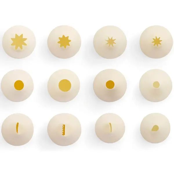 Spuitmondjes | Kunststof | 12-delig | Ø6/8/10/12mm