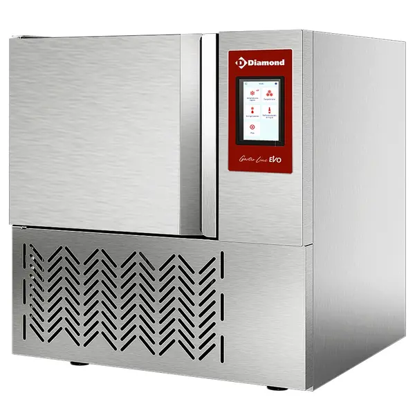 Blastchiller | GASTRO LINE | 3 Niveaus (1/1 GN) | 12kg Koelen / 8kg Vriezen | 0.94kW (230V) | Touchscreen | 620x655x670(h)mm