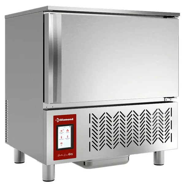 Blastchiller | GASTRO LINE | 5 Niveaus (EN/GN) | 18kg Koelen / 12kg Vriezen | 0.82kW (230V) | Touchscreen | 790x700x875(h)mm