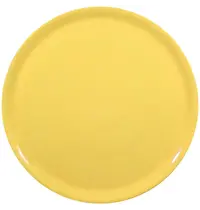 HENDI Pizza-/Pannenkoekenborden | SPECIALE | Porselein | Geel | 6 Stuks | Ø330x18(h)mm 