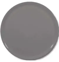 HENDI Pizza-/Pannenkoekenborden | SPECIALE | Porselein | Donkergrijs | 6 Stuks | Ø330x18(h)mm