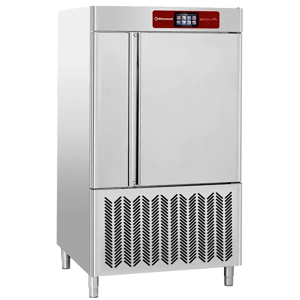 Blastchiller | GOLD LINE | 10 Niveaus (EN/GN) | 75kg Koelen / 50kg Vriezen | 3.5kW (400V) | Touchscreen | 1050x1080x1900(h)mm