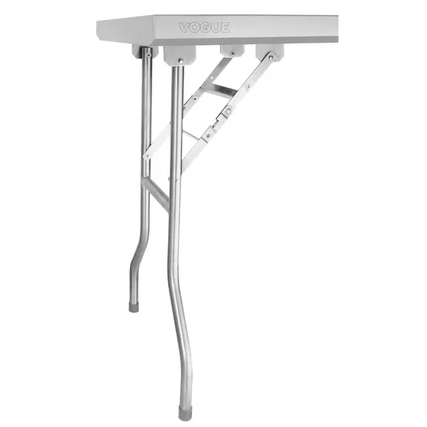 Inklapbare Werktafel | RVS | In-/Outdoor | Optioneel Bodemschap | 1830x760x780(h)mm