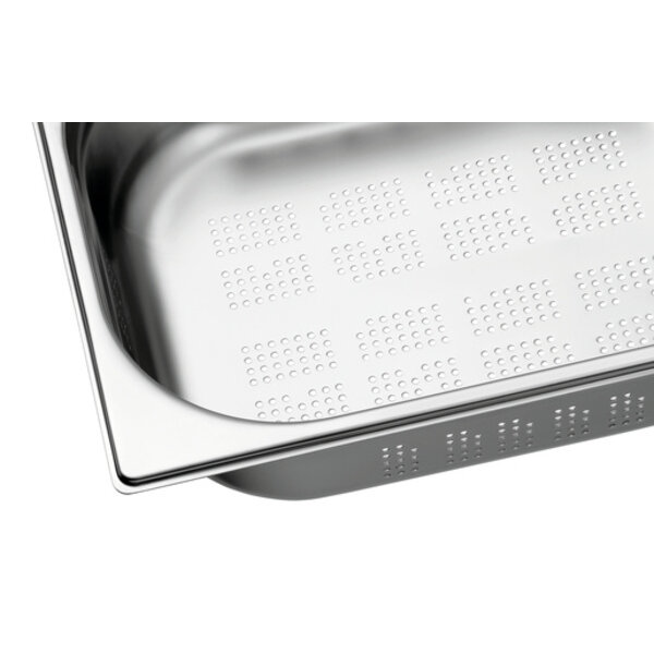 GN-Bak | TOP LINE | CNS | 1/2 GN | Hoogte 100mm | Geperforeerd | 325x265x100(h)mm