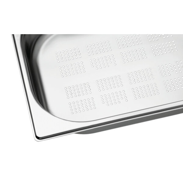 GN-Bak | TOP LINE | CNS | 1/2 GN | Hoogte 65mm | Geperforeerd | 325x265x65(h)mm