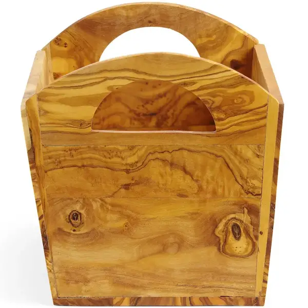 Brooddoos | Olijfhout | 245x198x194(h)mm