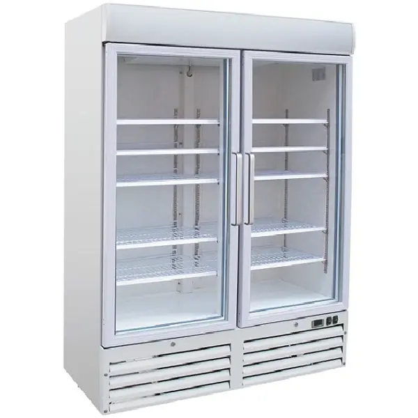 Koelkast | 1200L | Wit | +2°C/+8°C | Geforceerd | Draaideuren | Wielen | 1370x720x2095(h)mm