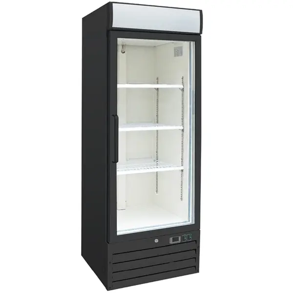 Koelkast | 600L | Zwart | +2°C/+8°C | Geforceerd | Wielen | 680x720x2095(h)mm