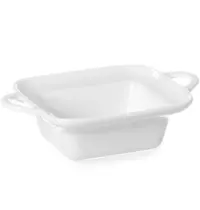 HENDI Serveerschalen | Porselein | Wit | 24cl | 6 Stuks | 160x101x45(h)mm
