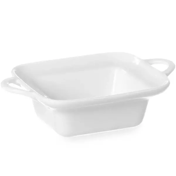 Serveerschalen | Porselein | Wit | 24cl | 6 Stuks | 160x101x45(h)mm