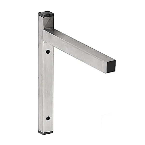 Wandsteun | Staal | Enkel | Diepte 400 | Vaste Hoogte | 240(h)mm