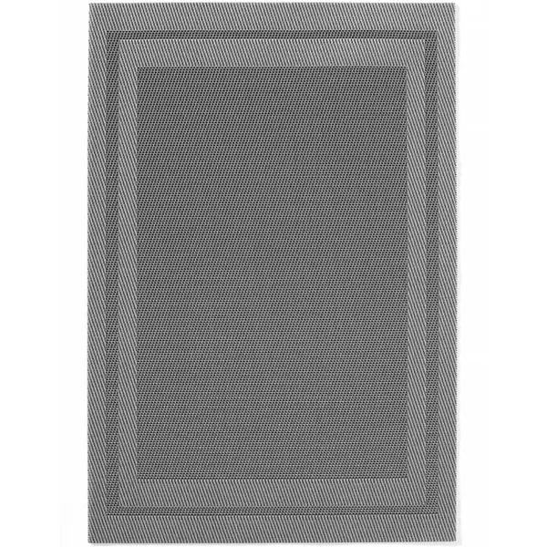 Placemats | Kunststof | Grafiet | 6 Stuks | 450x300mm