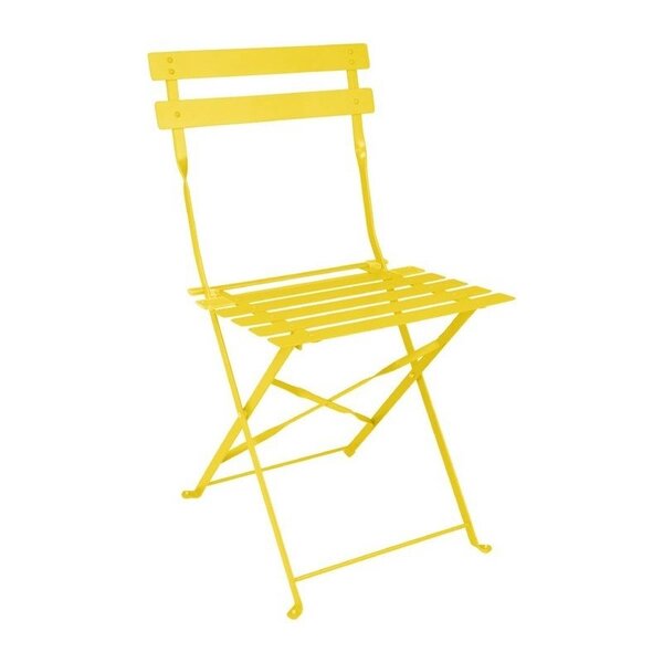 Inklapbare Stoelen | PERTH | Staal | Yellow | In-/Outdoor | 2 Stuks | 385x450x800(h)mm