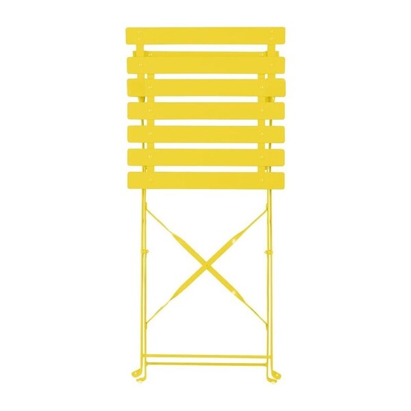 Inklapbare Stoelen | PERTH | Staal | Yellow | In-/Outdoor | 2 Stuks | 385x450x800(h)mm