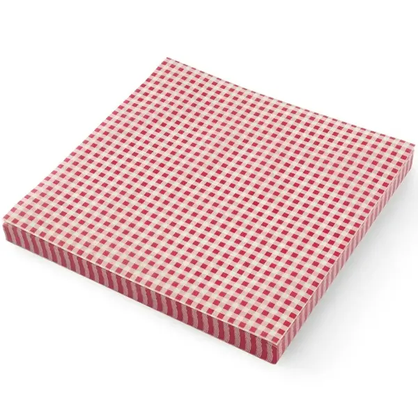 Vetvrij Papier | Rood-Wit | 500 Stuks | 305x305mm