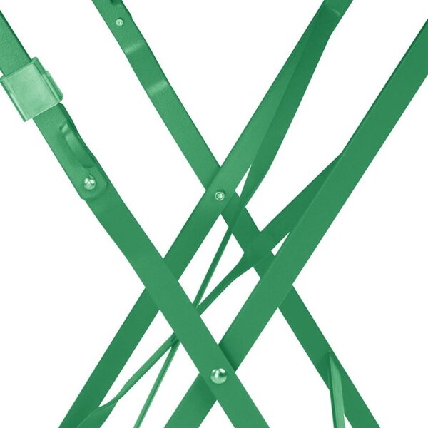 Inklapbare Tafel | PERTH | Staal | Bosgroen | In-/Outdoor | 600x600x710(h)mm