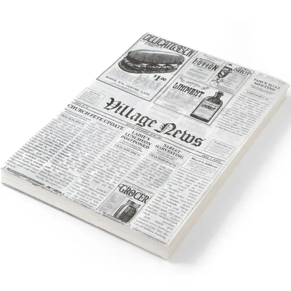 Vetvrij Papier | Krantenprint | 500 Stuks | 350x250mm