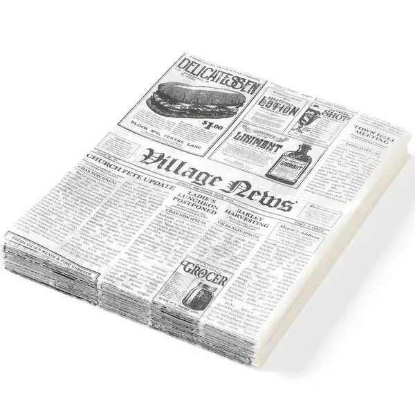 Vetvrij Papier | Krantenprint | 500 Stuks | 250x200mm