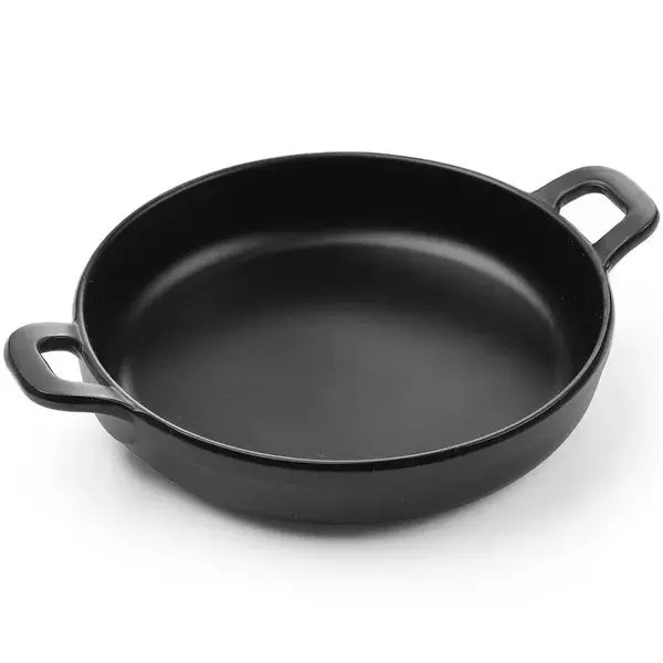 Serveerpannetje | Melamine | Zwart | Per Stuk | 189x147x37(h)mm