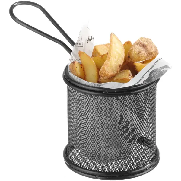 Serveermand | RVS | Zwart | Per Stuk | Ø90x90(h)mm