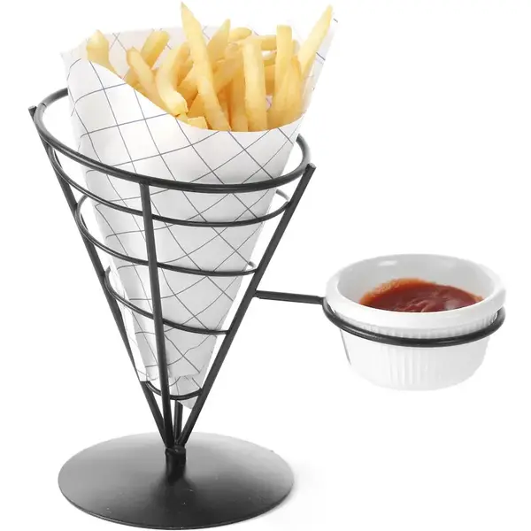 Frietzakhouder | Staal | Zwart | Per Stuk | 210x110x172(h)mm