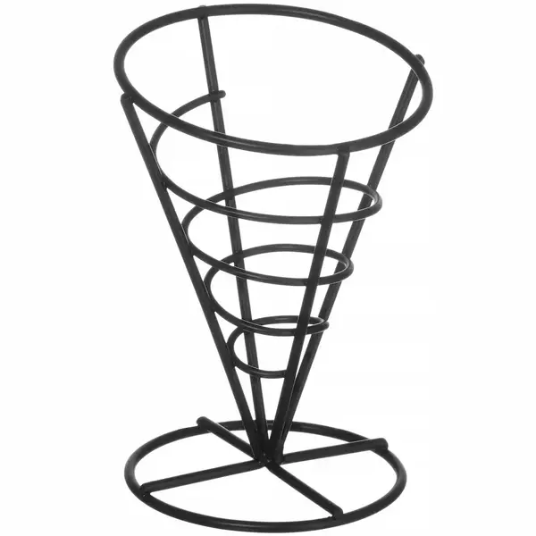 Frietzakhouder | Staal | Zwart | Per Stuk | Ø115x172(h)mm