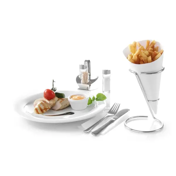 Frietzakhouder | RVS | Per Stuk | Ø110x175(h)mm