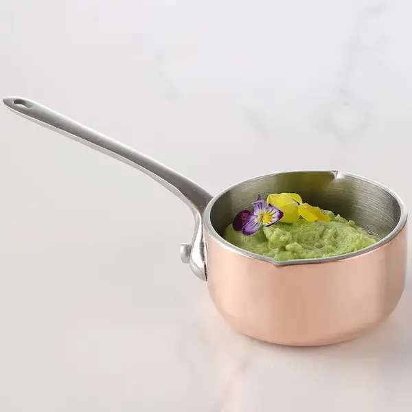 Serveerpannetje | Aluminium/Koper/RVS | 5cl | Per Stuk | Ø50x30(h)mm