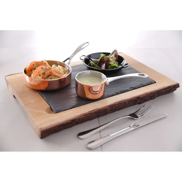 Serveerpannetje | Aluminium/Koper/RVS | Per Stuk | Ø120x30(h)mm
