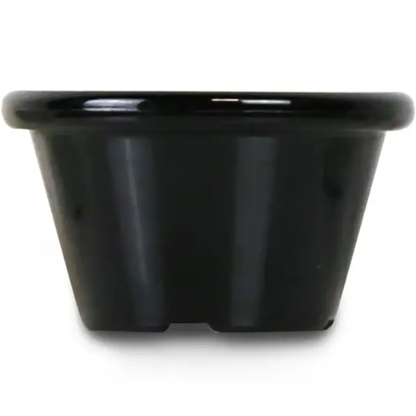 Ramekins | Kunststof | Zwart | 4.5cl | 12 Stuks | Ø60x35(h)mm
