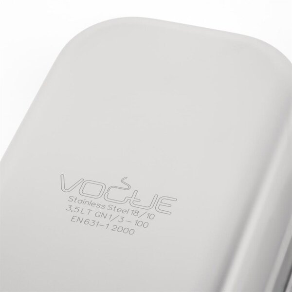 GN-Bak | RVS | 1/3 GN | Hoogte 100mm | 325x176x100(h)mm