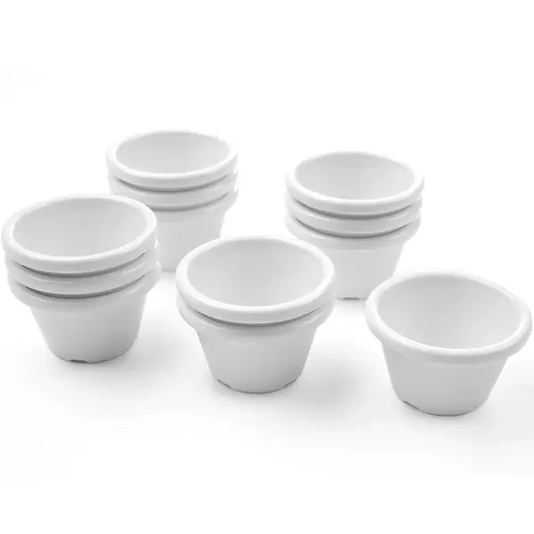 Ramekins | Kunststof | Ivoor | 4.5cl | 12 Stuks | Ø60x35(h)mm