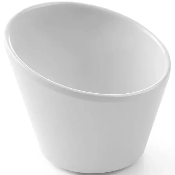 Kom | VELOCITY | Melamine | Wit | Per Stuk | 97x97x80(h)mm