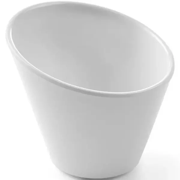 Kom | VELOCITY | Melamine | Wit | Per Stuk | 110x110x100(h)mm
