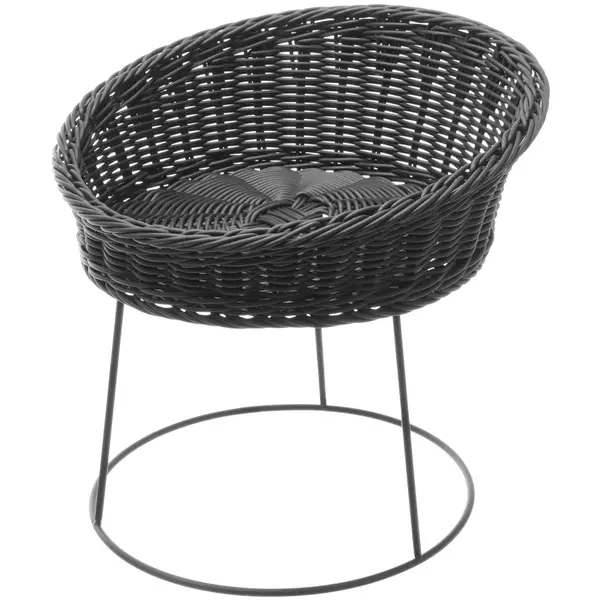 Mandenstandaard | Zwart | Ø250x180(h)mm
