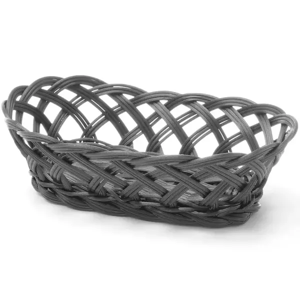 Brood-/Fruitmand | Kunststof | Zwart | 225x130x55(h)mm