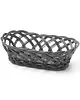 HENDI Brood-/Fruitmand | Kunststof | Zwart | 225x130x55(h)mm 