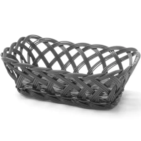 Brood-/Fruitmand | Kunststof | Zwart | 225x150x65(h)mm