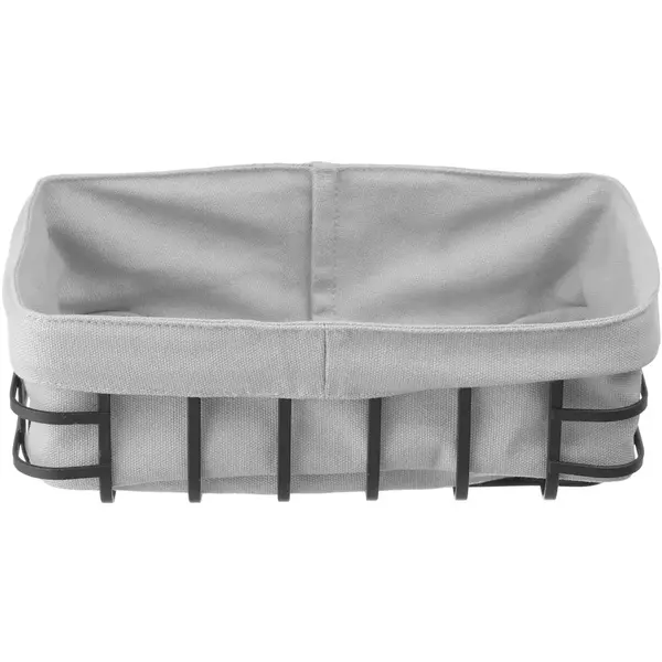 Broodmand | Zwart/Grijs | Met Zak | 250x180x85(h)mm