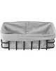 HENDI Broodmand | Zwart/Grijs | Met Zak | 250x180x85(h)mm 