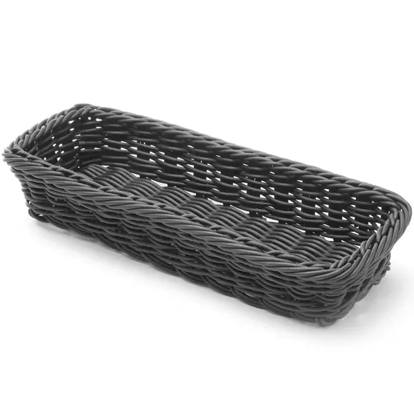 Bestekmand | Kunststof | Zwart | 270x100x45(h)mm