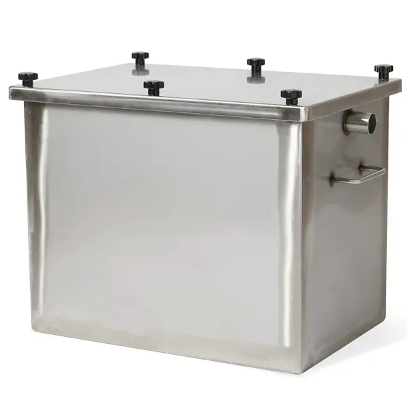 Vetput/-Afscheider | Mobiel | RVS | 92L | NEN-EN 1825-1/2 | CE-Keur | 700x440x525(h)mm