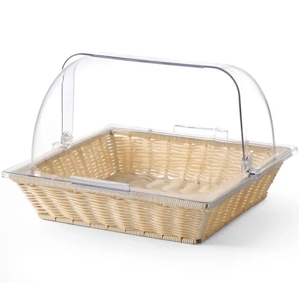 Broodmand | Kunststof | Beige | 2/3 GN | Met Roltopkap | 365x335x245(h)mm